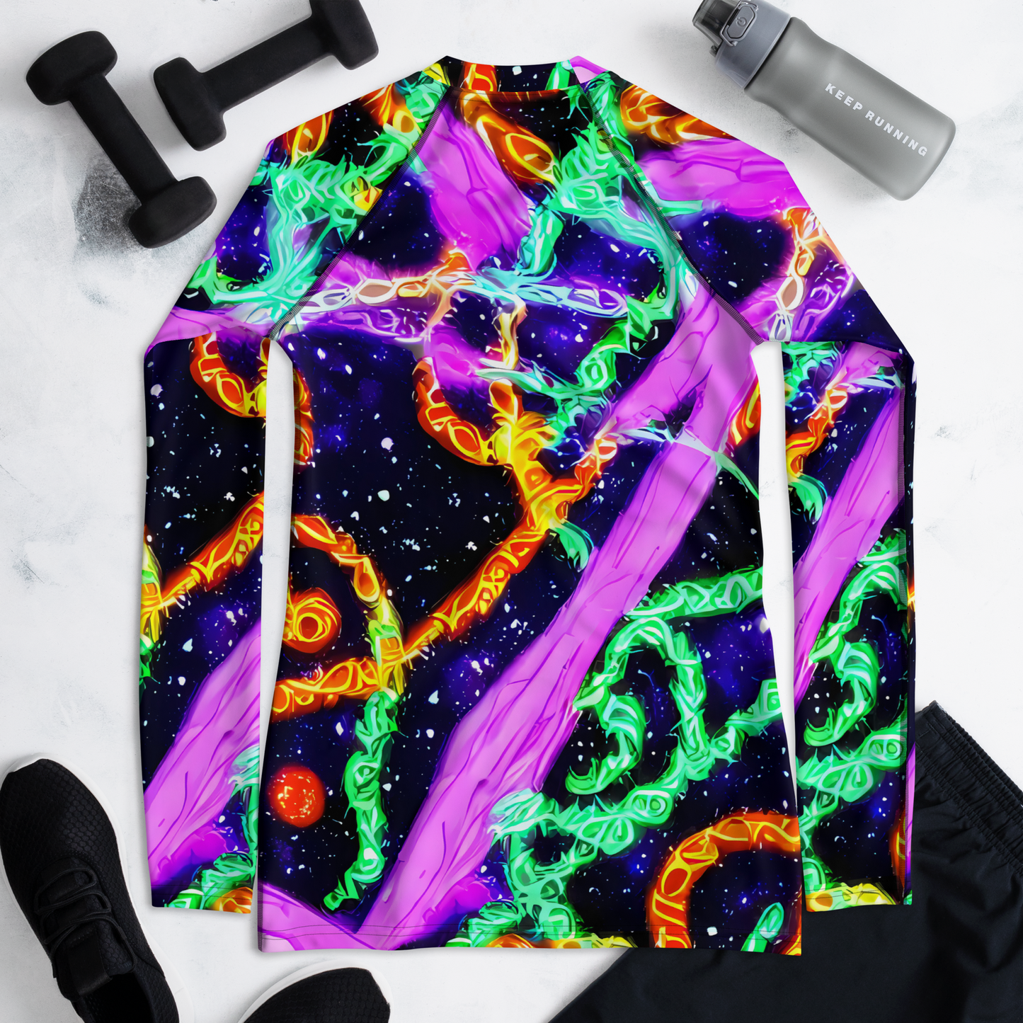 Women's Rash Guard - Enckell's Nebula