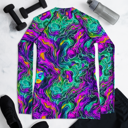 Women's Rash Guard - Vortex Dream