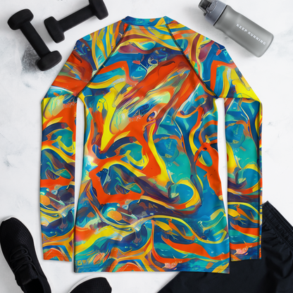 Women's Rash Guard - Chromatic Fusion