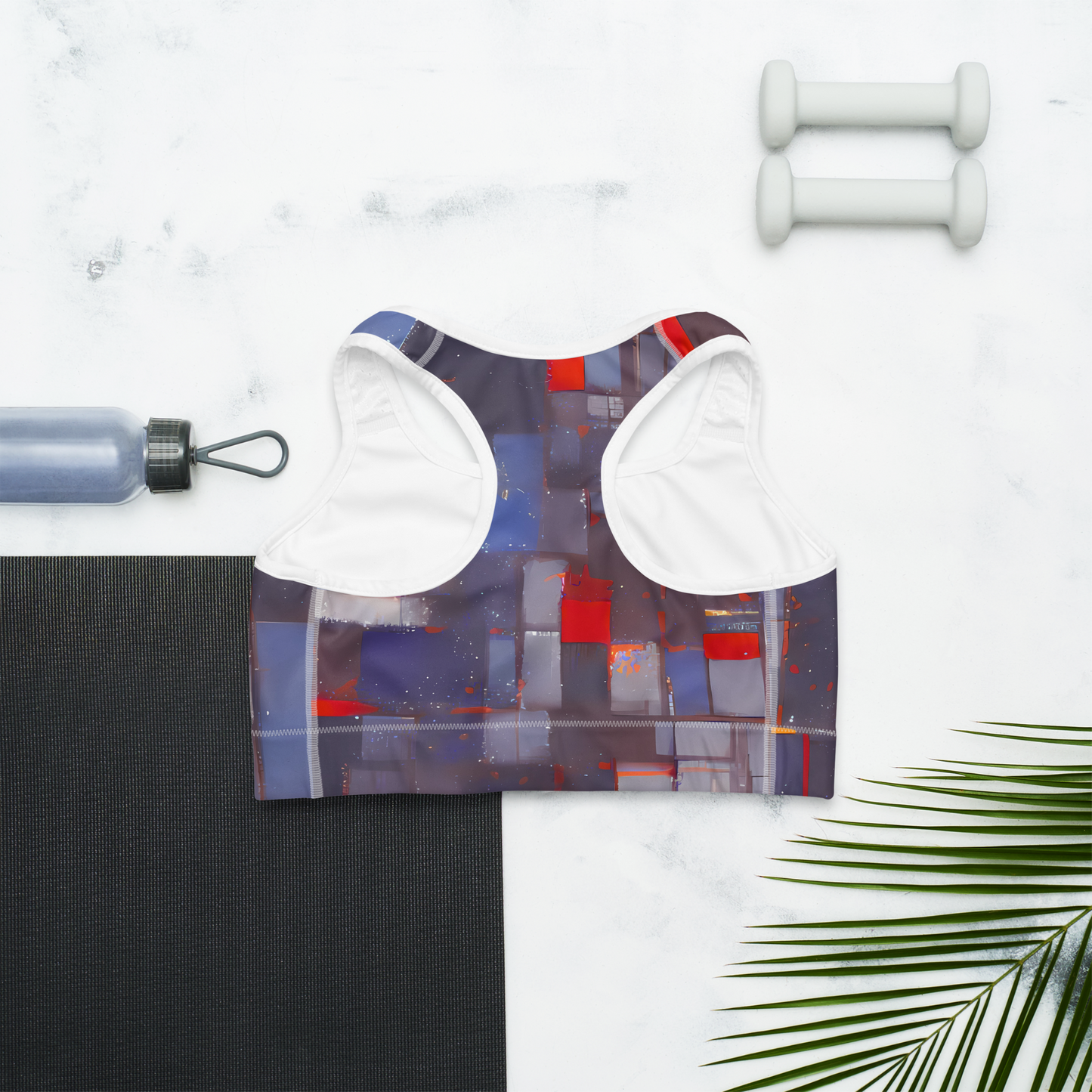 Sports Bra - Cubist Rhythm