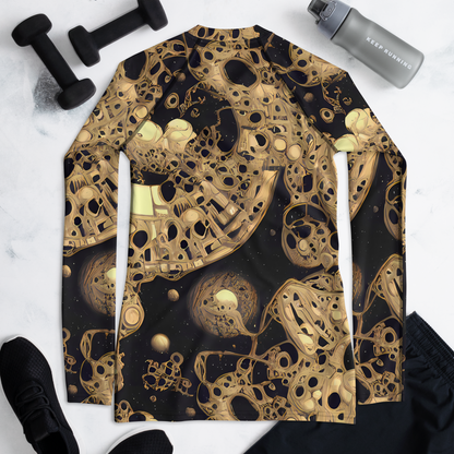 Women's Rash Guard - Baroque Orbit