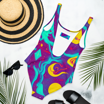 One-Piece Swimsuit - Cosmic Current