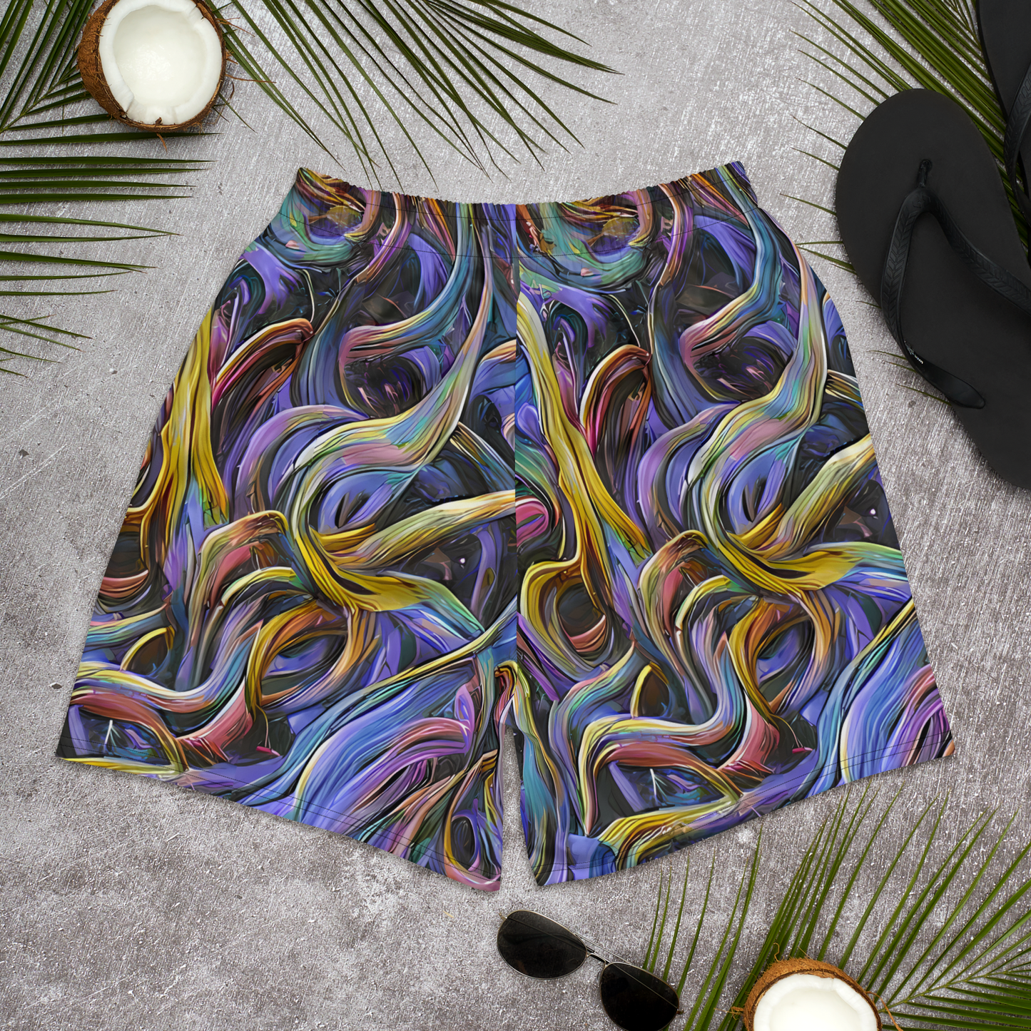 Men's Athletic Shorts - Tanning Twirl