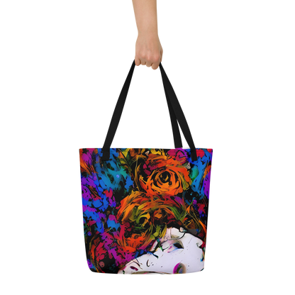 Large Tote Bag w/ Pocket - Sultry Smoke