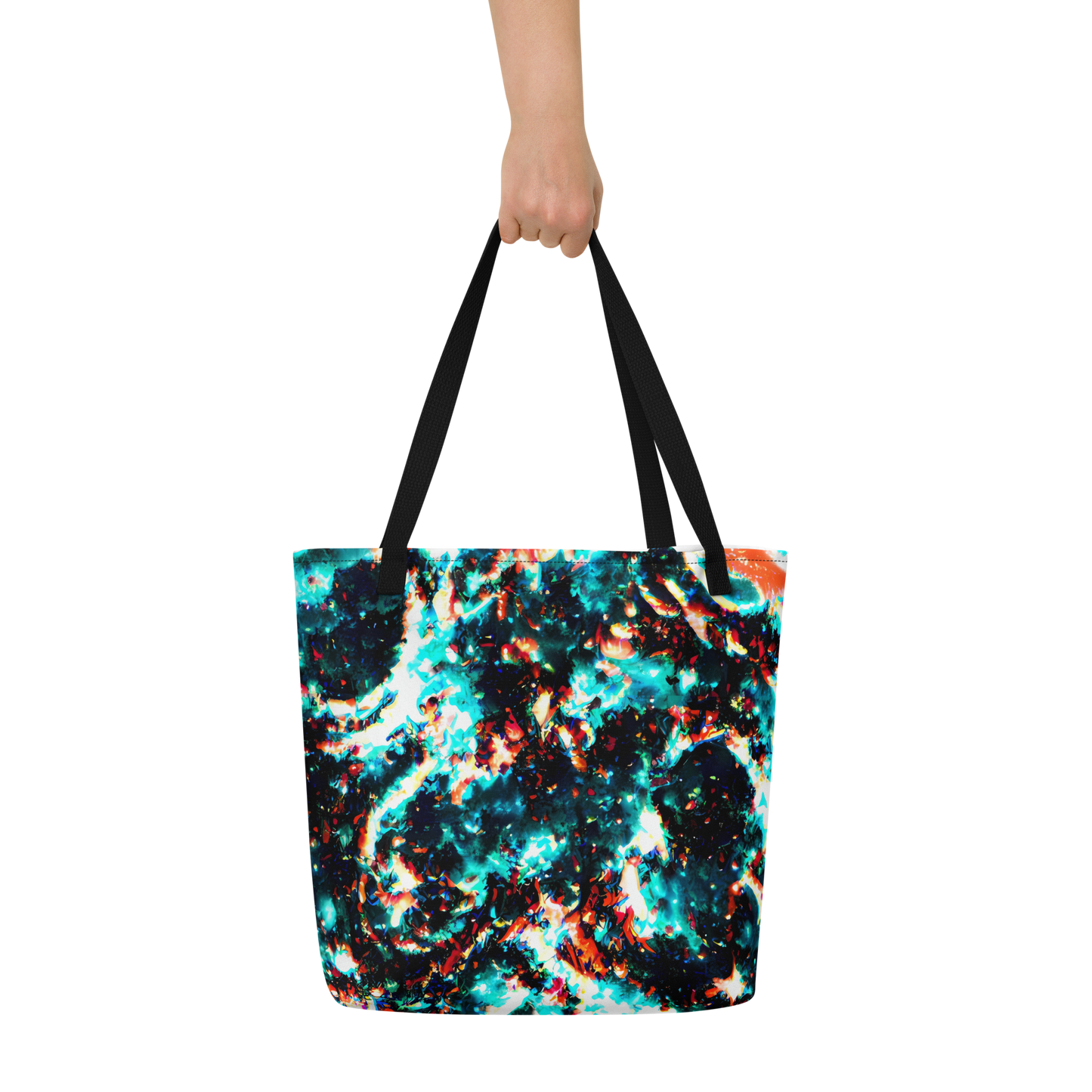 Large Tote Bag w/ Pocket - Whirlpool Dream