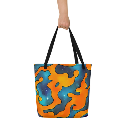 Large Tote Bag w/ Pocket - Criswell Cosmos