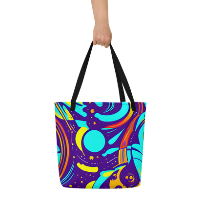 Large Tote Bag w/ Pocket - Blasted Bazaar