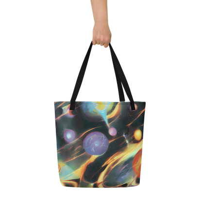 Large Tote Bag w/ Pocket - Fabritius Fantasy