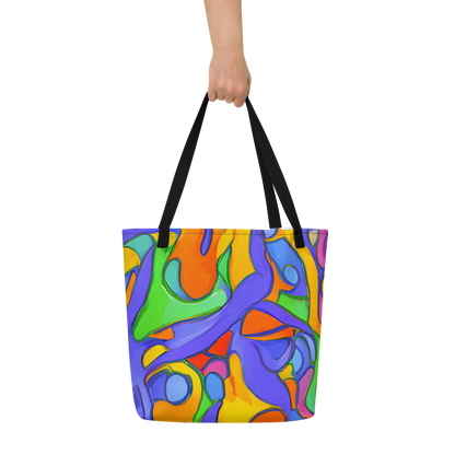 Large Tote Bag w/ Pocket - Joffe Swirl