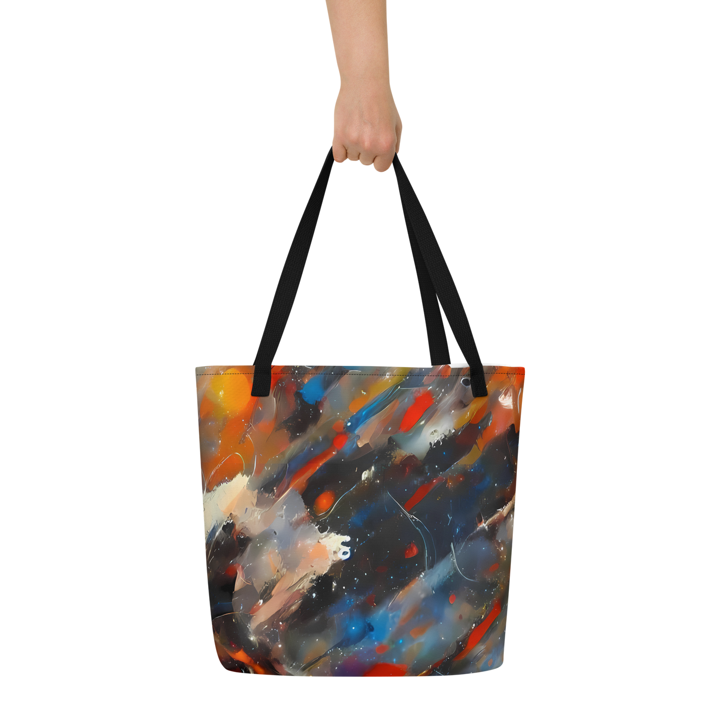 Large Tote Bag w/ Pocket - Kohn's Whirl