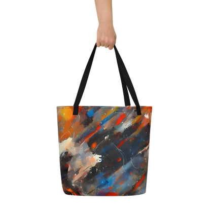 Large Tote Bag w/ Pocket - Kohn's Whirl