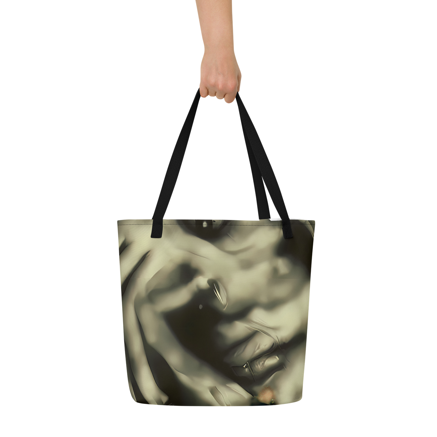 Large Tote Bag w/ Pocket - Newtonian Whisper