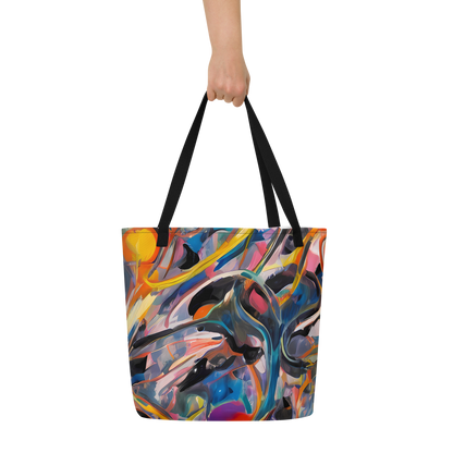 Large Tote Bag w/ Pocket - Brazen Rhapsody