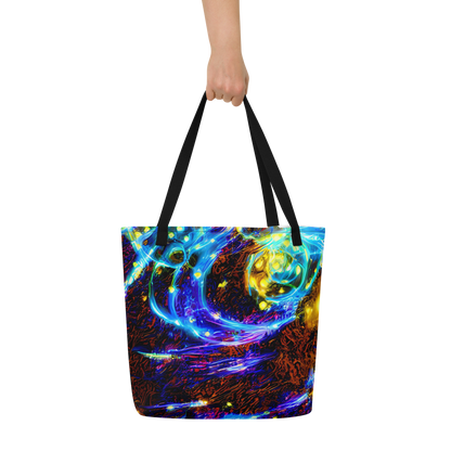 Large Tote Bag w/ Pocket - Neon Füssli