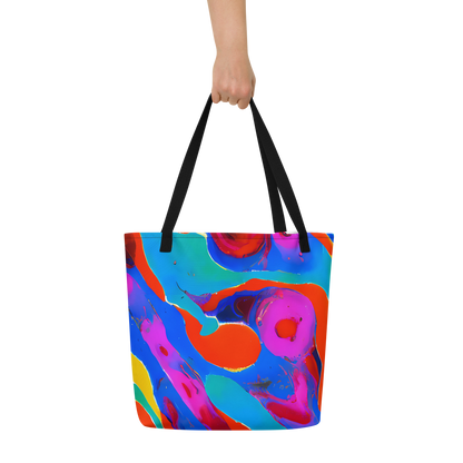 Large Tote Bag w/ Pocket - Irvin Rhapsody