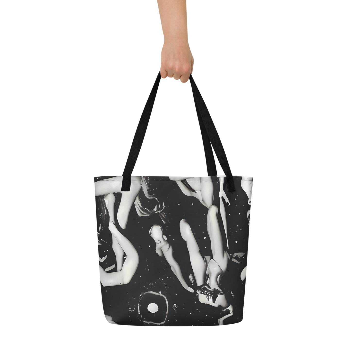 Large Tote Bag w/ Pocket - Galactic Vogue