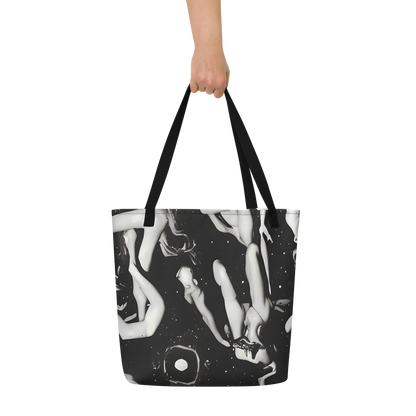 Large Tote Bag w/ Pocket - Galactic Vogue