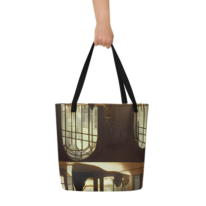 Large Tote Bag w/ Pocket - Dutch Perspective