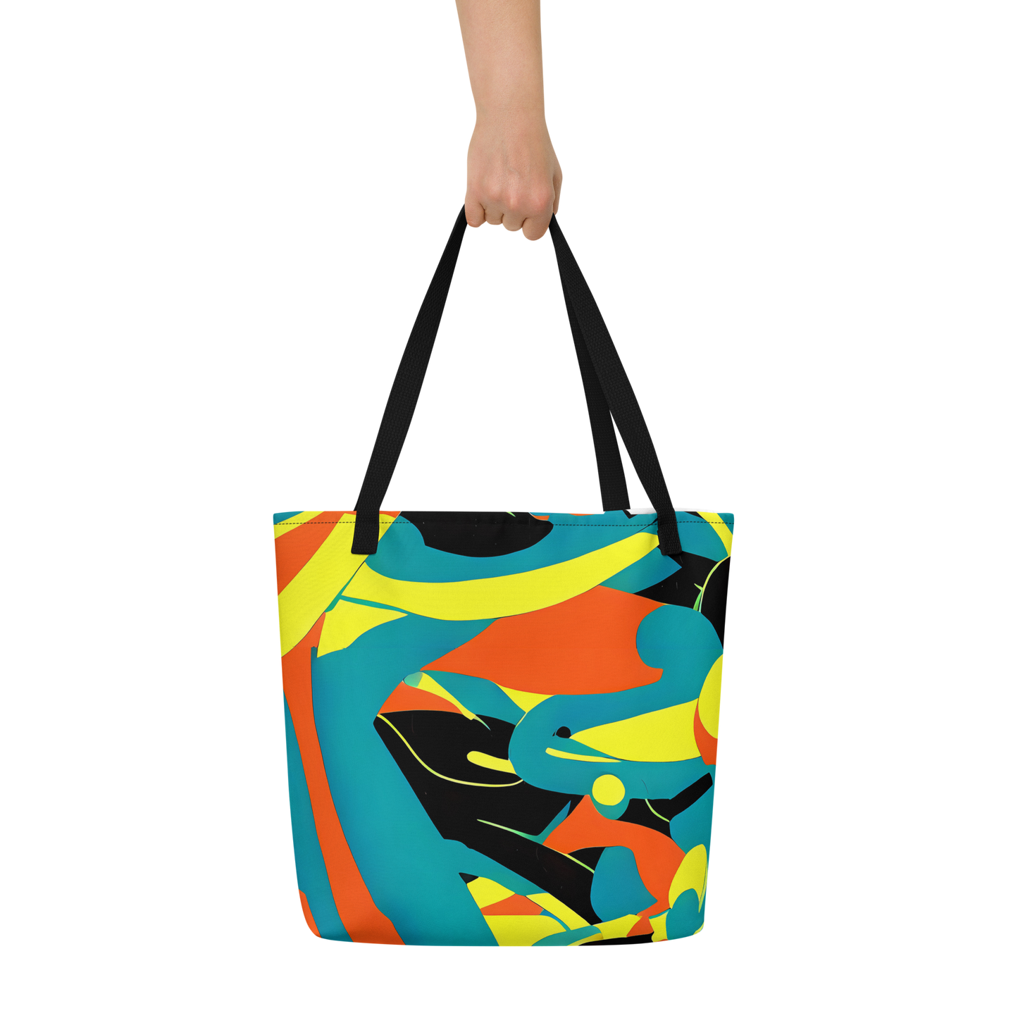 Large Tote Bag w/ Pocket - Gerace Jive