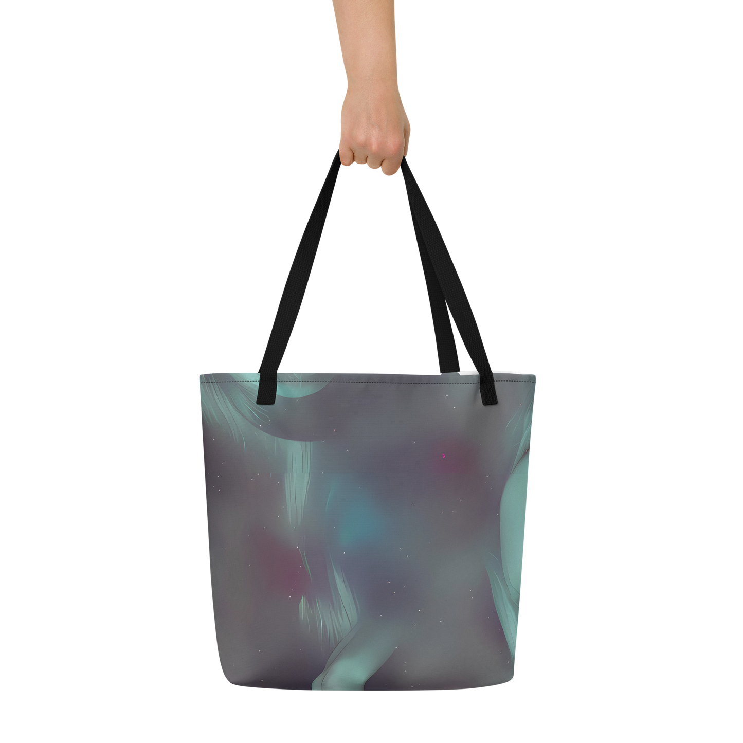 Large Tote Bag w/ Pocket - Surreal Dreams