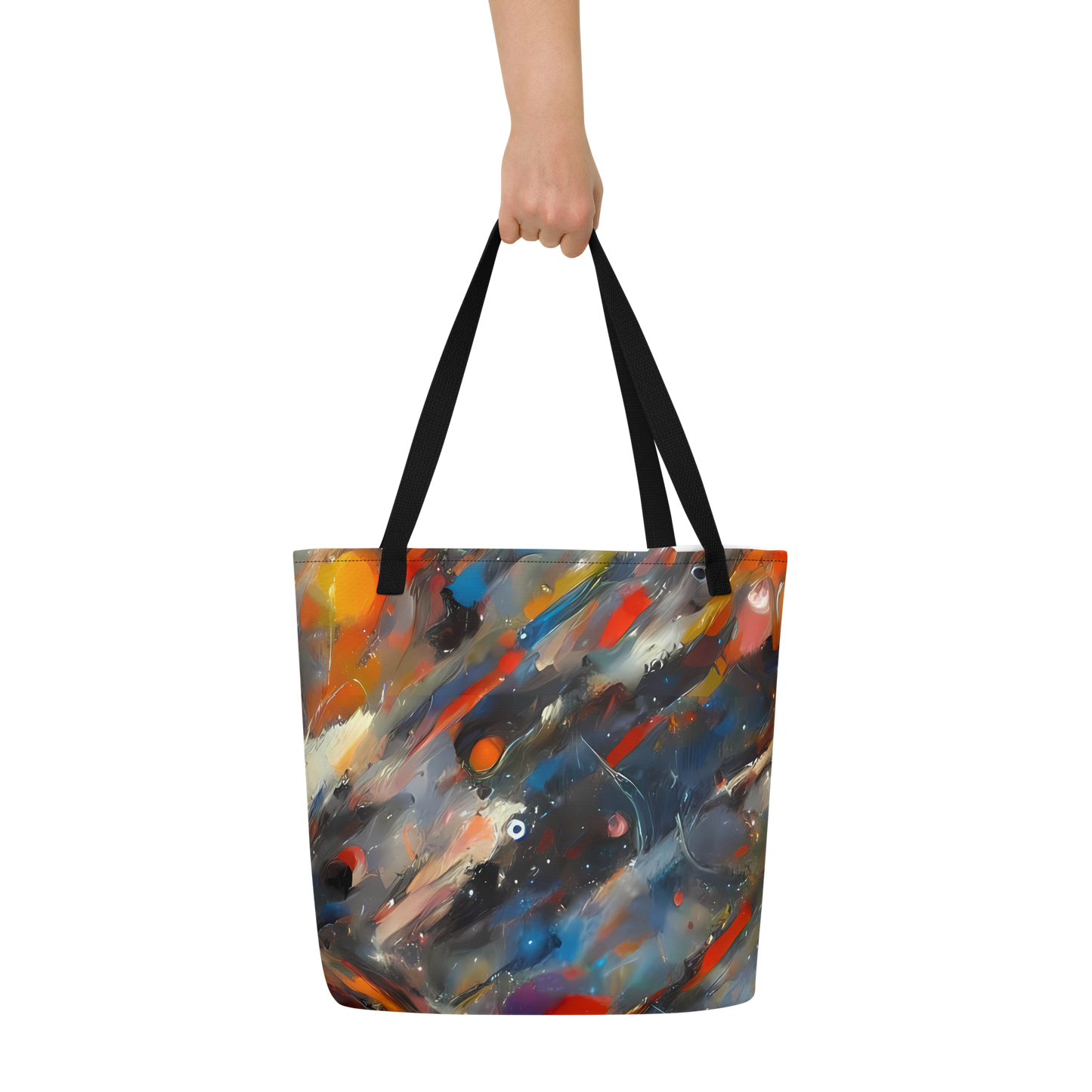 Large Tote Bag w/ Pocket - Palette Rush