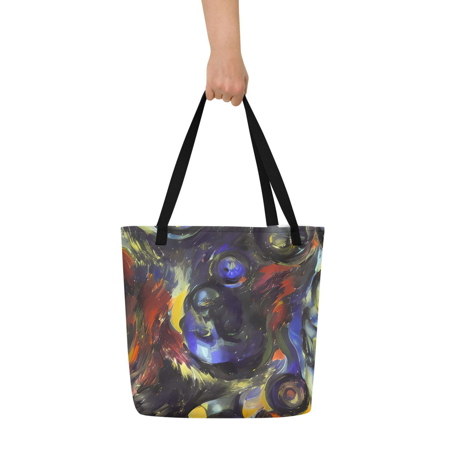 Large Tote Bag w/ Pocket - Corinthian Gaze