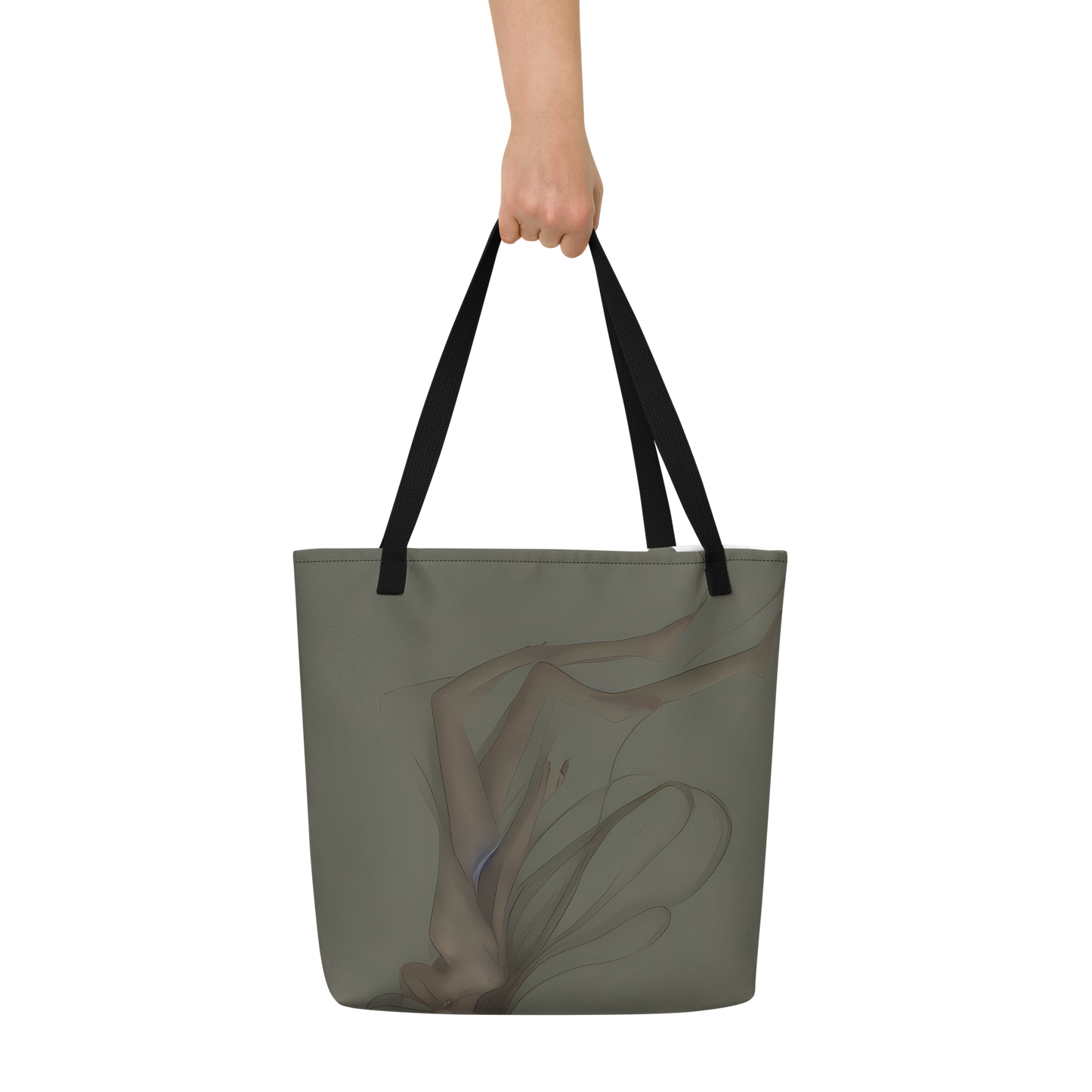 Large Tote Bag w/ Pocket - Valsecchi's Veil