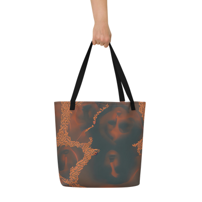 Large Tote Bag w/ Pocket - Chimeric Visage