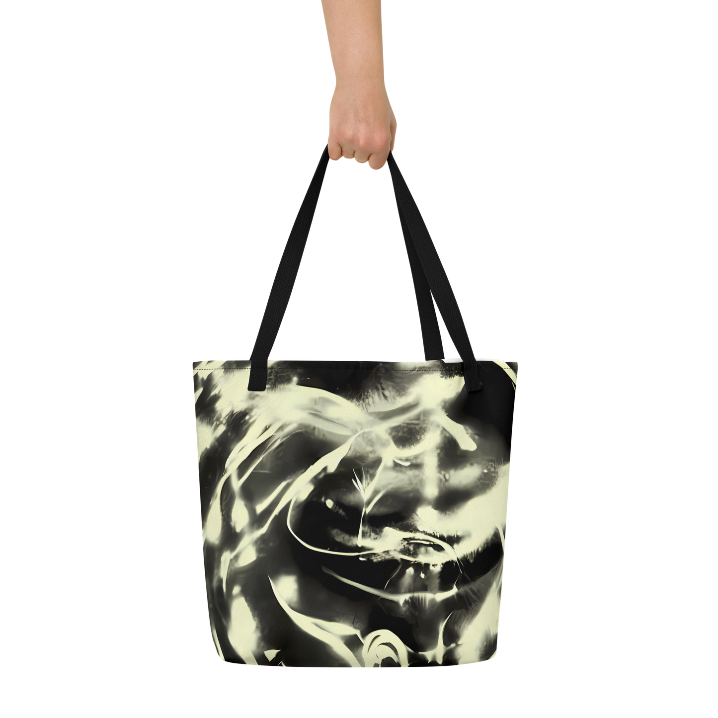 Large Tote Bag w/ Pocket - Visionary Flux