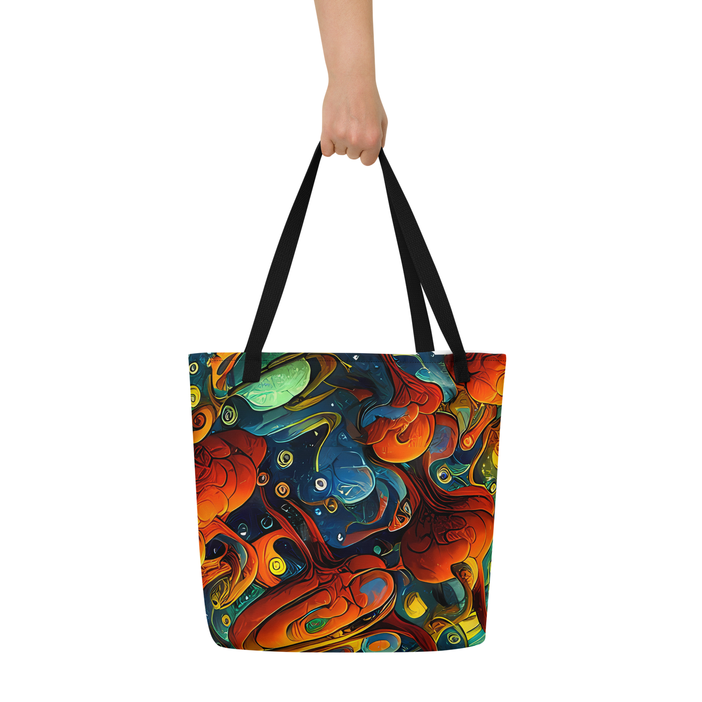 Large Tote Bag w/ Pocket - Duncanson Dream