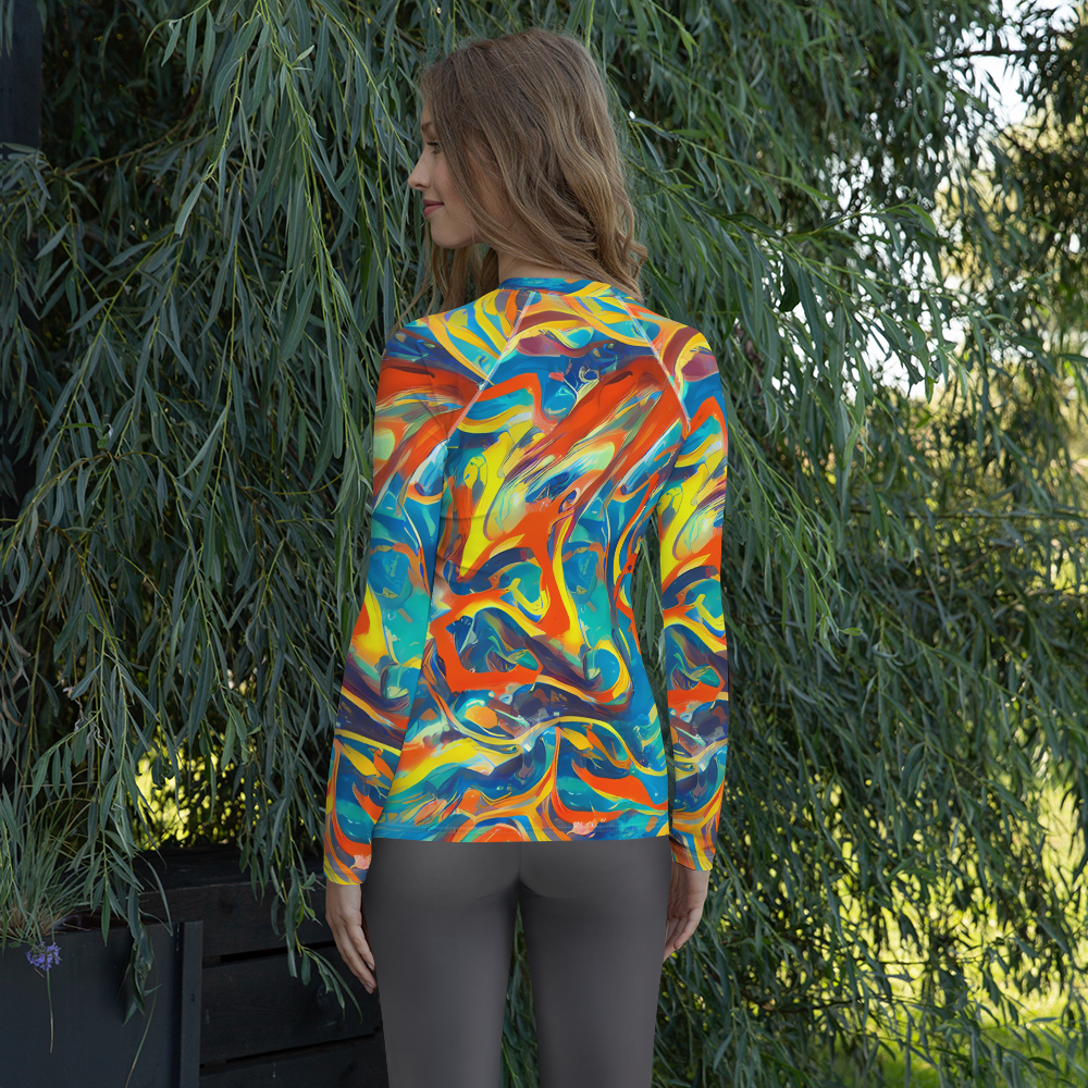 Women's Rash Guard - Chromatic Fusion