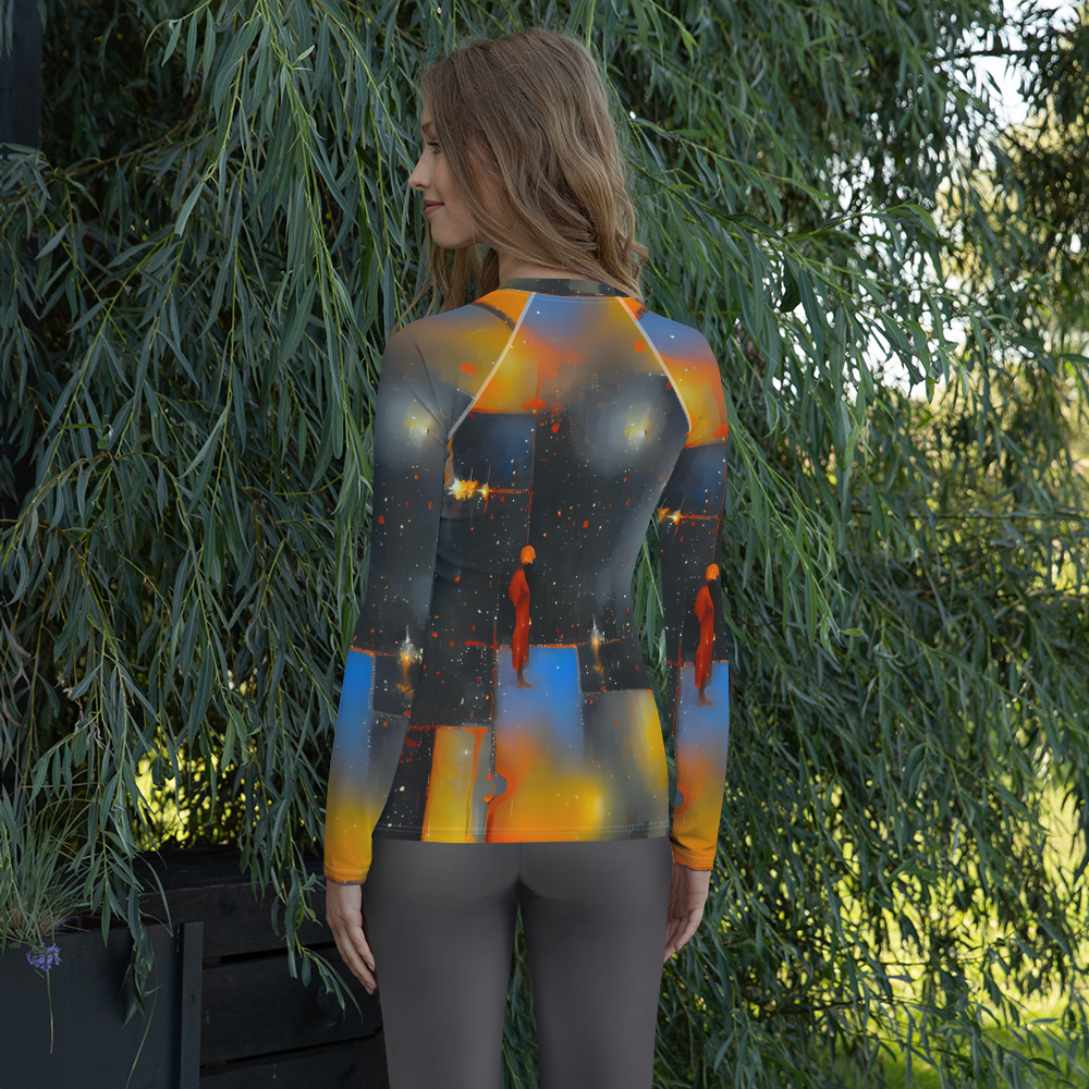 Women's Rash Guard - Monet's Matrix