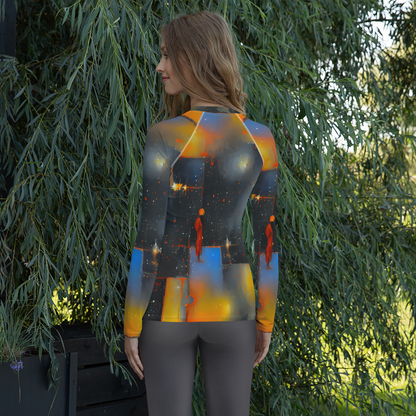 Women's Rash Guard - Monet's Matrix