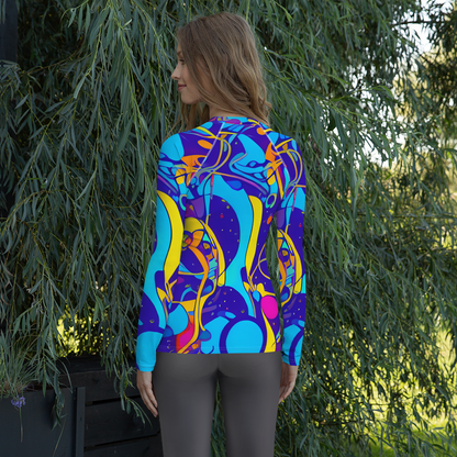 Women's Rash Guard - Spectral Tangle