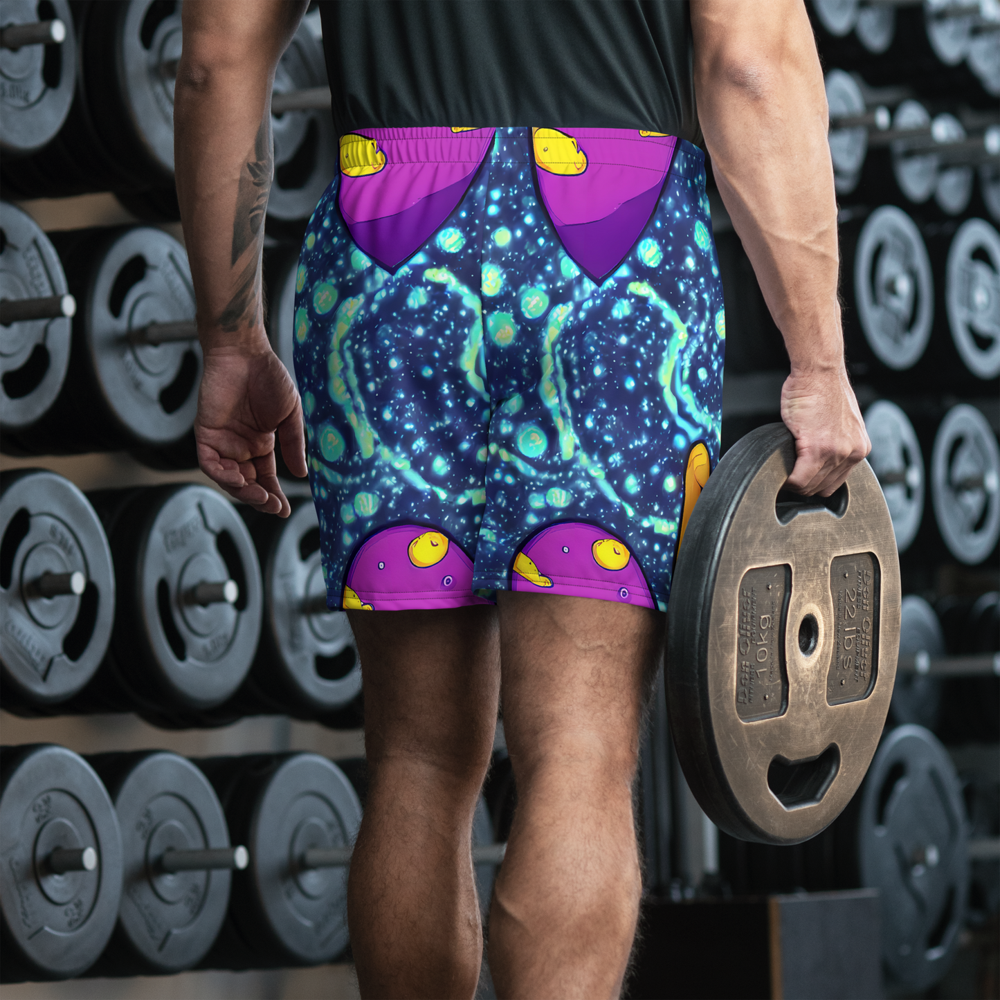 Men's Athletic Shorts - Cosmic Siblings