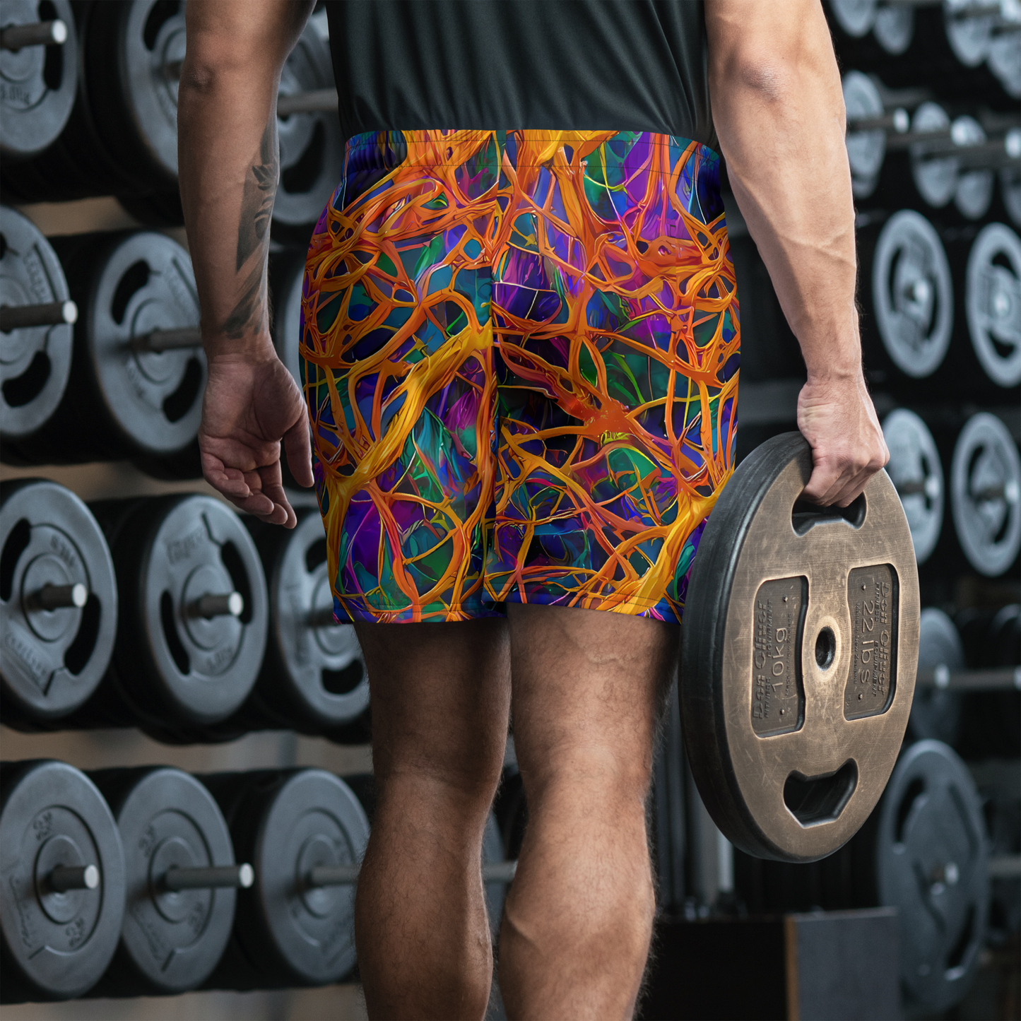 Men's Athletic Shorts - Spectral Weave