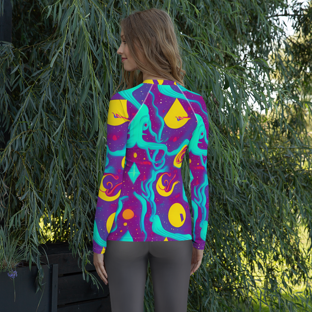 Women's Rash Guard - Cosmic Current