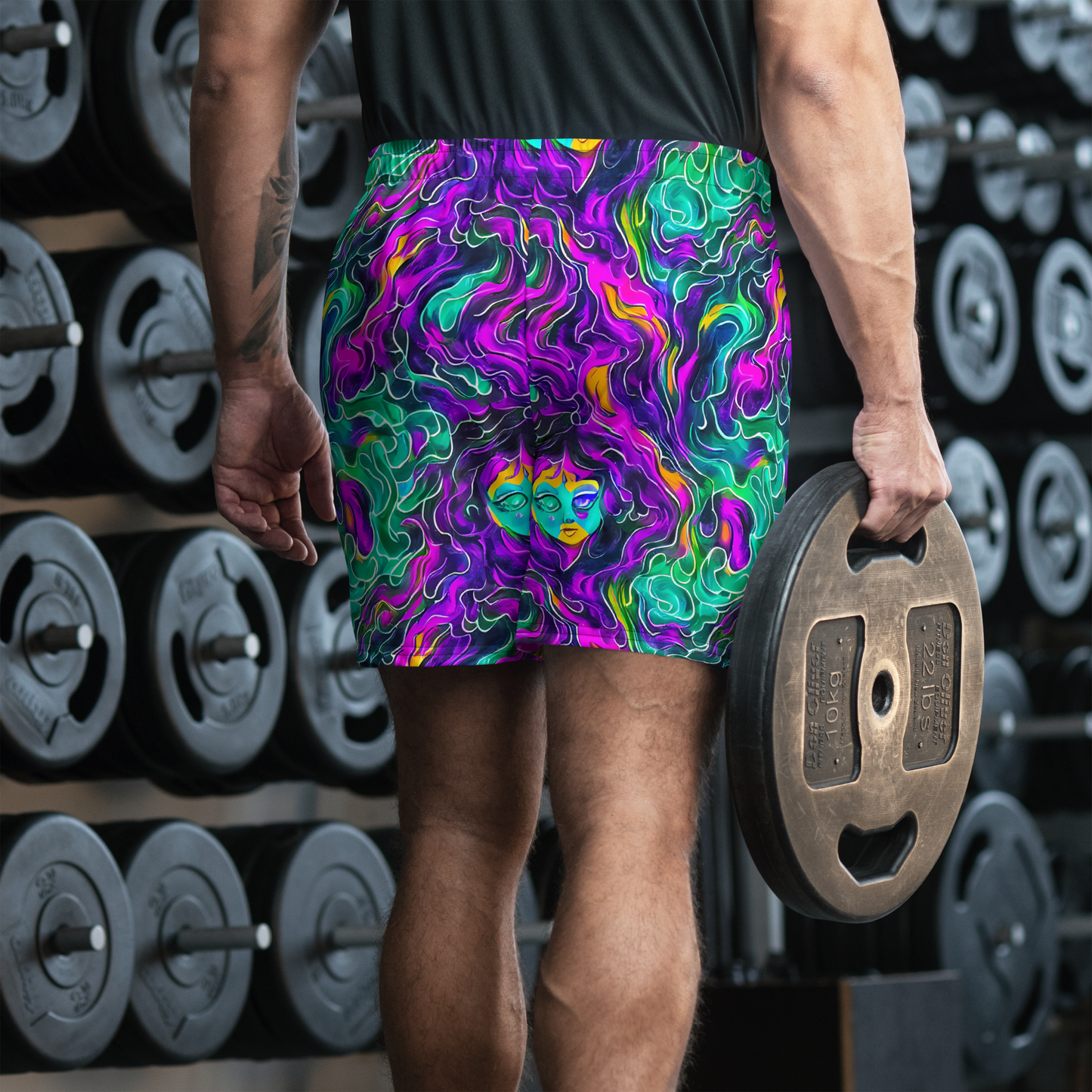 Men's Athletic Shorts - Vortex Dream