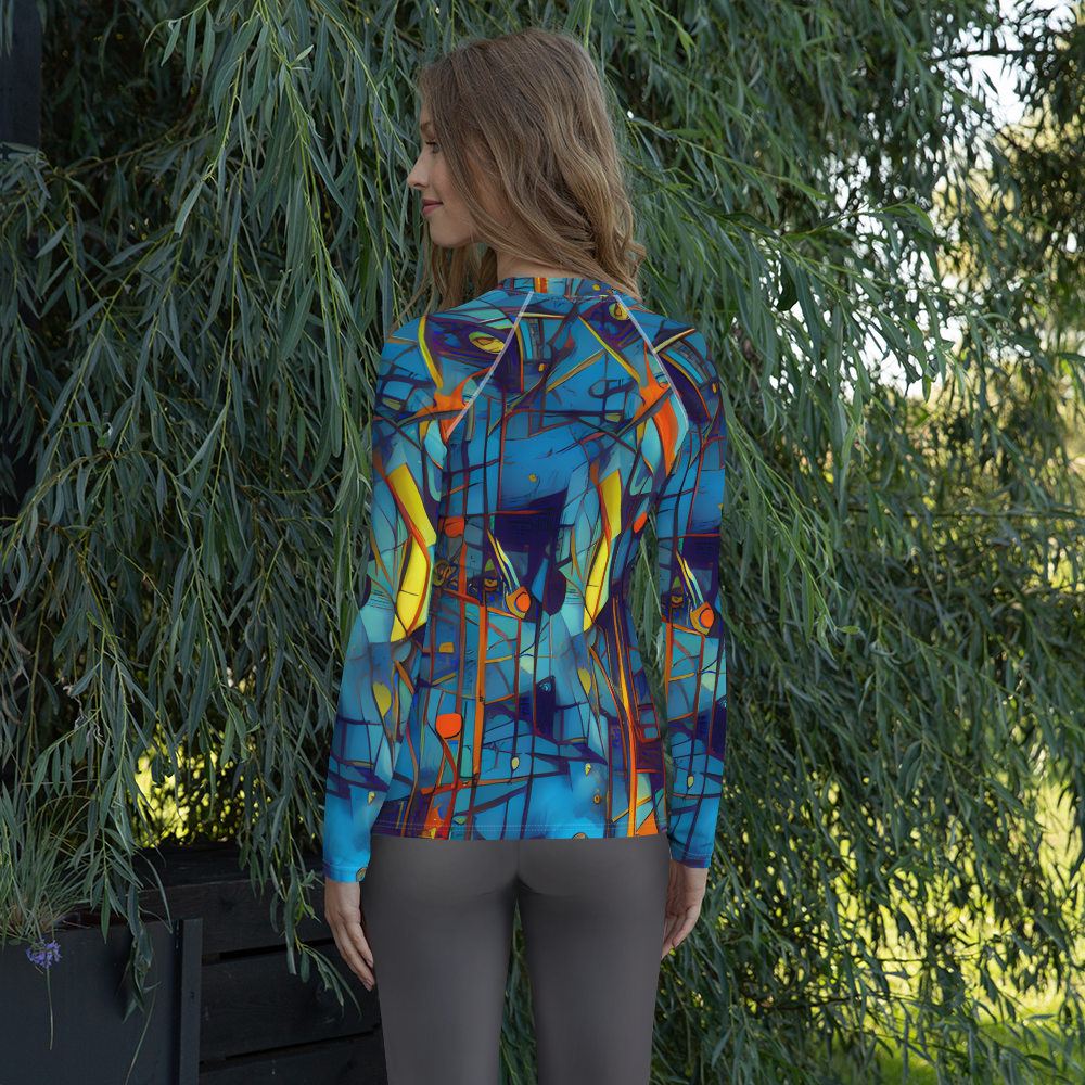 Women's Rash Guard - Abstract Eddy