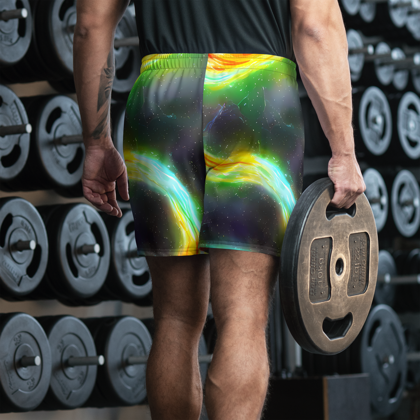 Men's Athletic Shorts - Sherwood Swirl