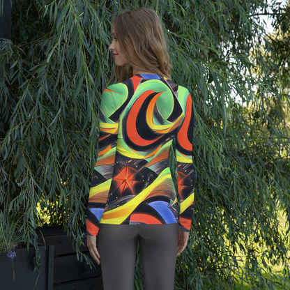 Women's Rash Guard - Tenggren Whirl