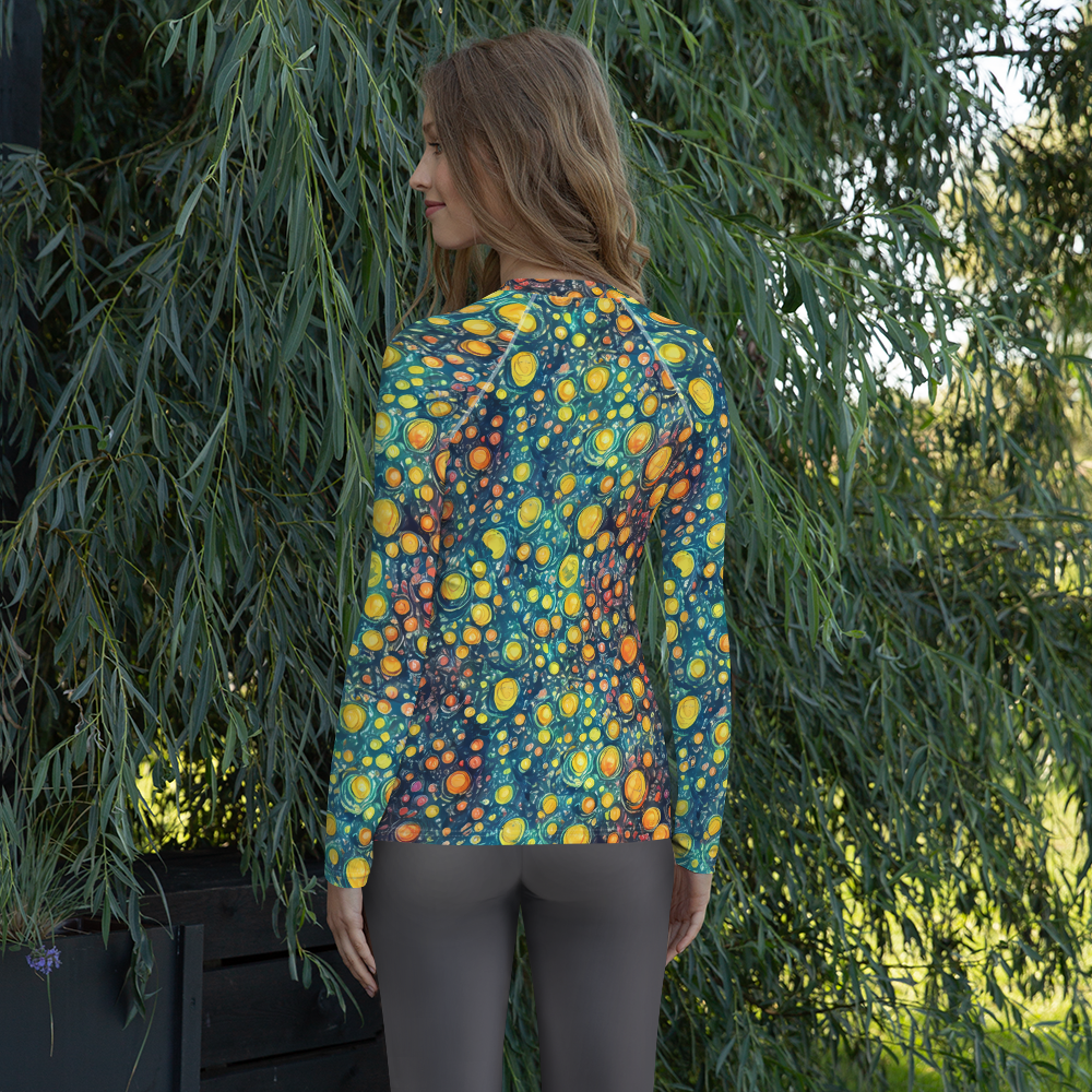 Women's Rash Guard - Starry Orbits