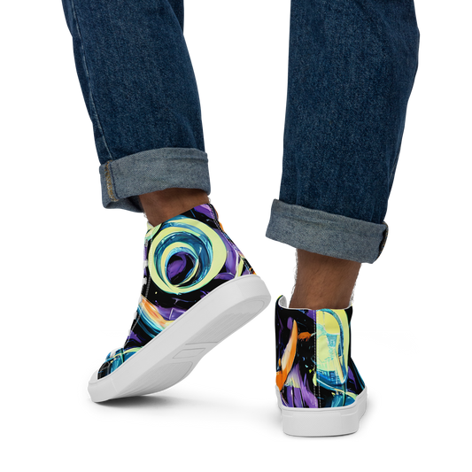 Men's High Top Canvas Shoes - Dorothy's Whirl