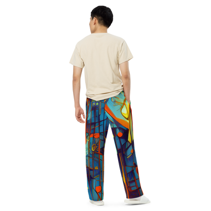 Wide-Leg Pants - Abstract Eddy