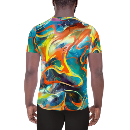 Men's Athletic T-Shirt - Cecily’S Swirl