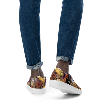 Men's Slip-On Canvas Shoes - Arcimboldo Abundance