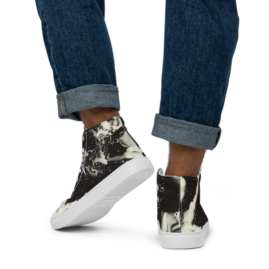 Men's High Top Canvas Shoes - Newton's Silhouette