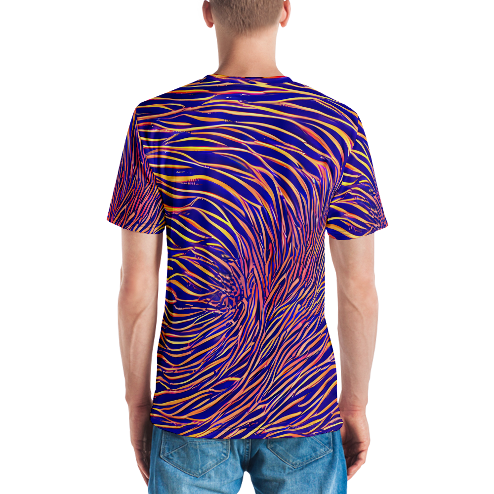 Men's Crew Neck T-Shirt - Vortex Strands