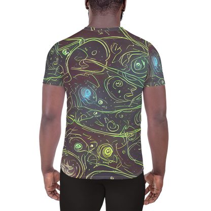 Men's Athletic T-Shirt - Starfield Scrolls