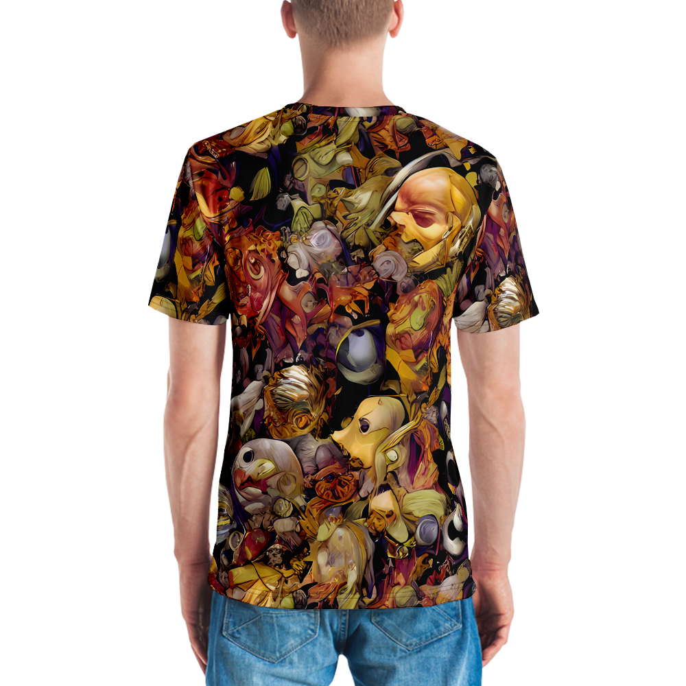 Men's Crew Neck T-Shirt - Arcimboldo Abundance